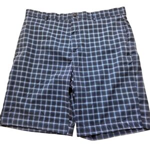 Greg Norman Performance Collection Men's Plaid Fairway Golf Shorts 36